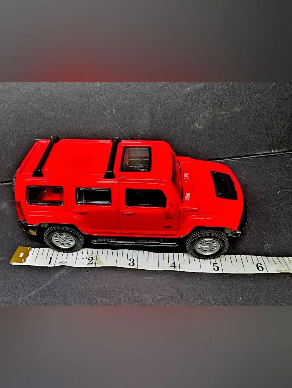 Diecast Metal Toy Model MSZ Red Hummer H3 SUV 1:32